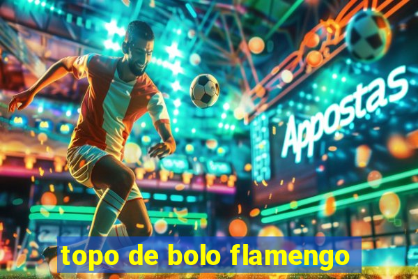 topo de bolo flamengo